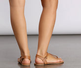 Sandales tongs tressées Casual Moments